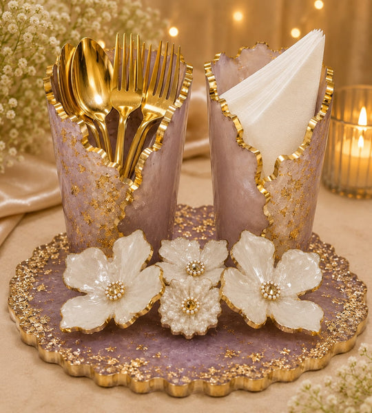 Asthetic Napkin and cutlery set