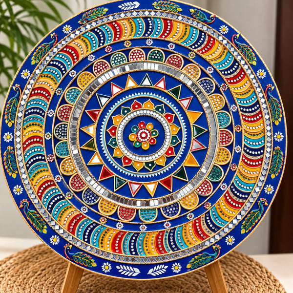 Resin Table / Wall Décor with lippan art