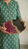 Luxury Resin Serving Tray Set
