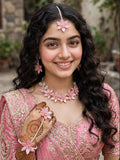 Handcrafted Resin Floral Bridal Jewellery Set