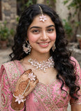 Handcrafted Resin Floral Bridal Jewellery Set