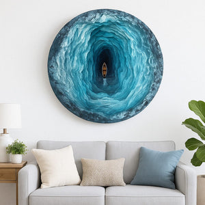 Circular Ocean Tunnel Wall Art