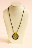 Antique Floral Gold-Tone Mangalsutra