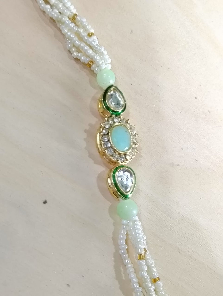 Kundan Pearl Rakhi