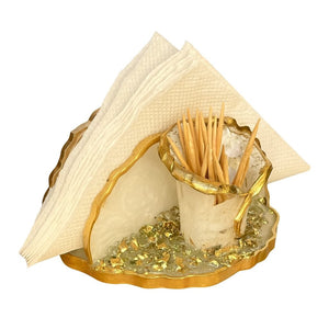 Resin Napkin & Toothpick Holder