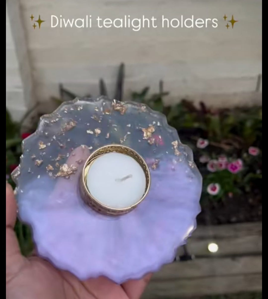 Round Designer Tealight Holder