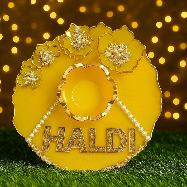 Haldi Kumkum Plate