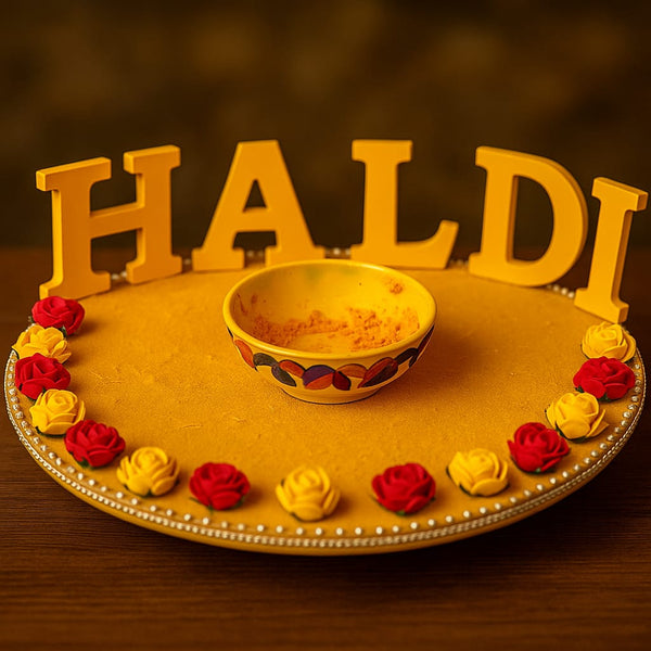 HALDI KUMKUM PLATE