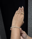 Elegant Natural Stone Rakhi Bracelet