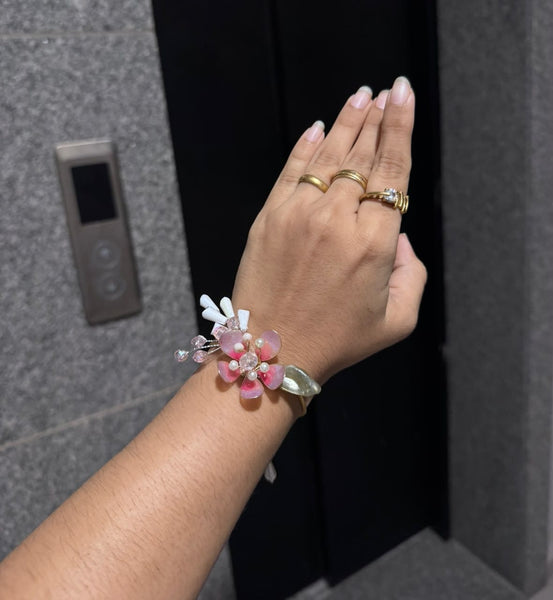 Handcrafted Floral Rakhi Bracelet