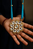 Handmade Kundan Floral Necklace