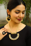 Halfmoon Fabric Jewellery Set