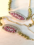 Elegant Pink Resin Designer Rakhi Set (Pair of 2)