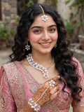 Handcrafted Resin Floral Bridal Jewellery Set